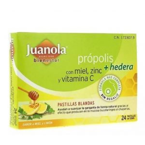 Angelini Juanola Propolis 24 Pastillas Blandas Miel Hereda Y Limón