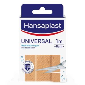 Hansaplast Apósito adesivo universal tira recortável 1 m x 6 cm, 1 unidade