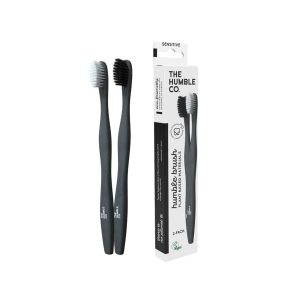 Cepillo de Dientes Sentitive Bambú Pack 2 The Humble