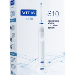 Cepillo dental eléctrico vitis® sonic s10 doble acción