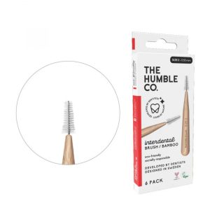 Cepillo Interdental Bambú Talla 2 Rojo The Humble Co