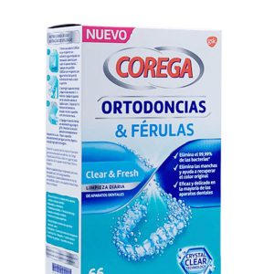 Corega ortodoncias & férulas 66 tabletas