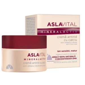 Crema antiarrugas con calcio Aslavital Mineral Activ – 50ml