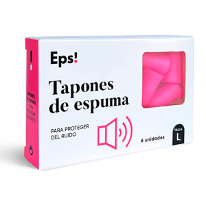 Deiters eps! protetores auriculares de espuma tamanho S, blíster 6 unidades