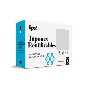 Deiters eps! protetores auriculares de silicone reutilizáveis tamanho S, 2 unidades