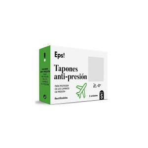 Deiters eps! tampões para ouvidos antipressão tamanho S, 2 unidades