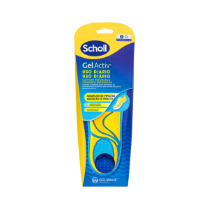 Dr Scholl palmilhas de gel de uso diário para mulheres