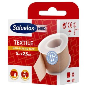 Esparadrapo Salvelox Textil 1 Unidad X 2,5 Cm Color Carne – 5ml