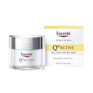 Eucerin Q10 Active creme de dia anti-rugas pele seca 50 ml