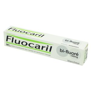 Fluocaril Bi-Fluoreto dentifrício branqueador com flúor 75 ml tubo