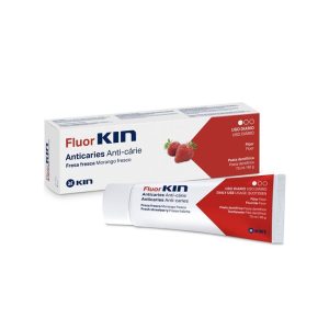 Fluor·Kin Infantil pasta de dentes com flúor crianças 2-6 anos tubo 50 ml