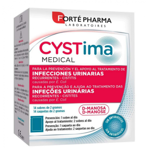Forté Pharma Cystima Medical 14 sachês de 2 g para bem-estar urinário