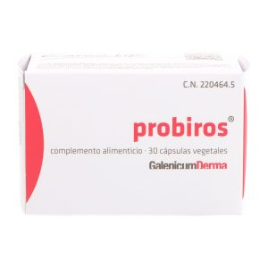 Galenicum Derma Probiros probiótico oral para pele sensível 30 cápsulas vegetais