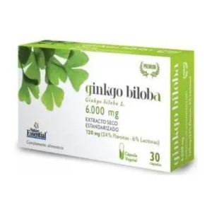 Ginkgo Biloba 6000 mg 30 Cápsulas Nature Essential
