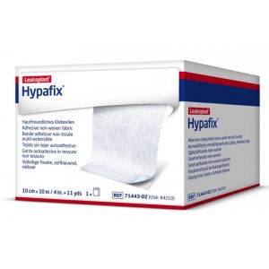 Hypafix gaze adesiva hipoalergênica para fixação de curativos 10 cm x 10 m