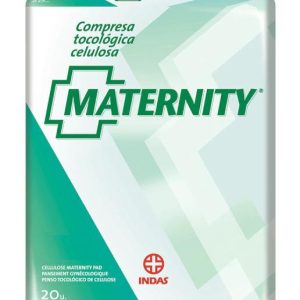 Indas Maternity compressas pós-parto de algodão, pacote 20 unidades