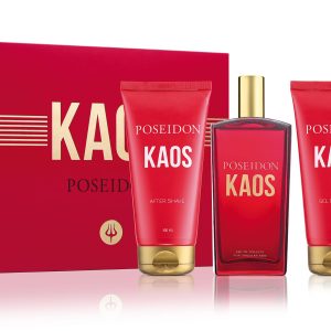 Instituto Espanhol Poseidon Kaos Estojo EDT 150 ml + After Shave 150 ml + Gel de Banho 150 ml