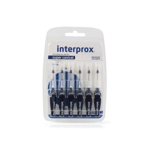 Interprox Super Conical 2.0 escovas interdentais, blister com 6 unidades