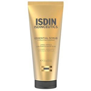 Isdin Isdinceutics Essential Scrub limpador esfoliante facial em gel 100 g
