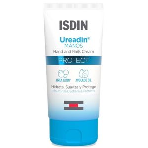 ISDIN Ureadin Protect creme de mãos hidratante e protetor tubo 50 ml