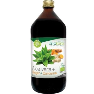 Jugo Aloe Jengibre Cúrcuma Bio 1 L Biotona