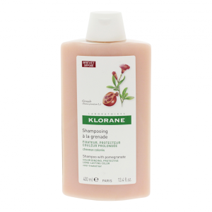 Klorane champô à romã para cabelos com cor 400 ml