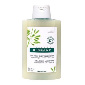 Klorane shampú ultrasuave com aveia 200 ml