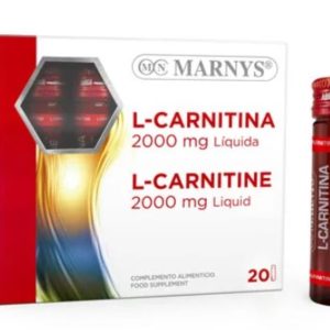 L-Carnitina 2000 mg 20 Viales Sabor Naranja Marnys