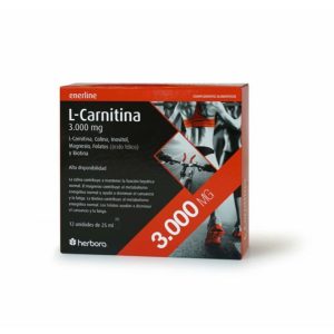 L-Carnitina 3000 12 Uds de Herbora – 25ml