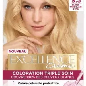L'Oréal Paris Excellence Intense Crema Colorante per Capelli 9.3 Biondo Dorato Chiarissimo 192 M.Webp