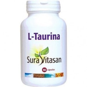 L-taurina 500 mg 90 Cápsulas Sura Vitasan