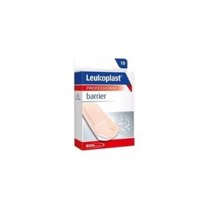 Leukoplast Barrier curativos adesivos transparentes 72×22 mm, caixa 10 unidades