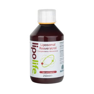 Equisalud Lipolife Resveratrol Liposomal 250 ml, suplemento alimentar antioxidante vegano