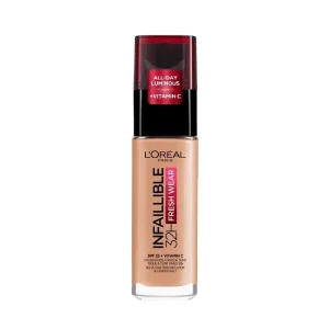 L'Oréal Paris Infallible 32h Fresh Wear Makeup Base Tonalità 160 Rose Linen.webp