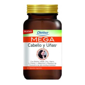 Mega Cabello y Uñas 60 Caps. Dietisa