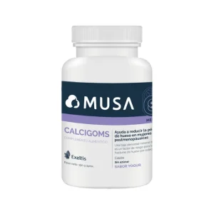 Musa Calcigoms sabor yogur, complemento alimenticio 30 caramelos de goma
