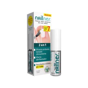 Nailner 2 em 1 pincel antifúngico unhas 5 ml