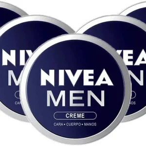 Crème hydratante Nivea Men pour le visage, le corps et les mains - Lot de 5 x 150 ml.webp