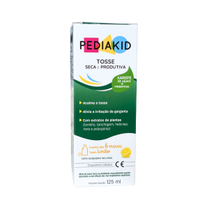 Pediakid tosse secca e produttiva sciroppo infantile al gusto limone 125 ml