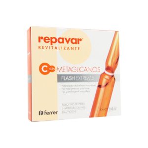 Repavar Revitalizante Metaglicanos C5,5% Flash Extreme 5 ampolas monodose