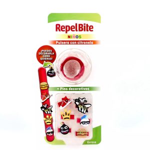 Repel Bite pulseira repelente para crianças com pinos decorativos