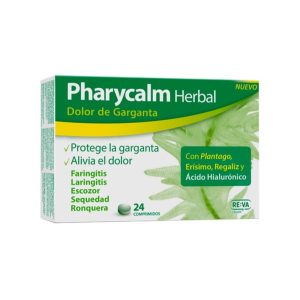 Reva Pharycalm Herbal Dolor De Garganta 24 Comprimidos