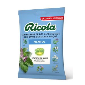 Ricola caramelle balsamiche senza zucchero mentolo borsa 70 g