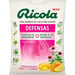 Ricola Max Defensas caramelos equinácea miel y limón bolsa 70 g