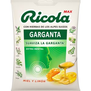 Ricola Max Garganta miel y limón bolsa 70 g