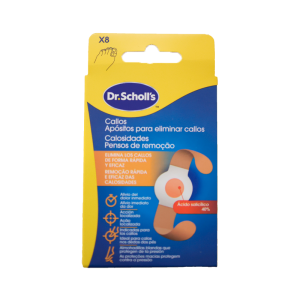 Scholl Bende per Calli, Cerotti Protettivi Adesivi, 8 Unità