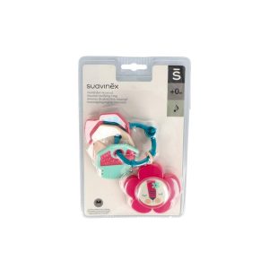Suavinex mordedor musical de látex para bebê +0 meses