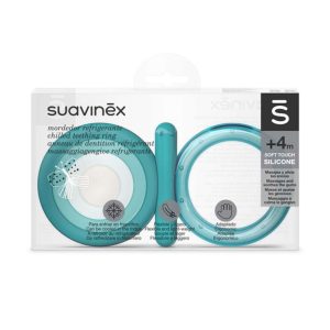 Suavinex mordedor refrigerante de silicone borboleta etapa 2 +4 meses, 1 unidade