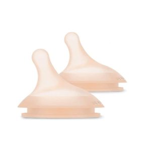 Suavinex Zero.Zero bicos de silicone de fluxo adaptável +0m embalagem com 2 unidades