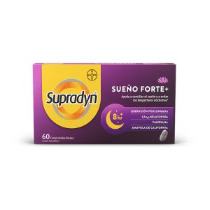 Supradyn Sueño Forte+ 60 comprimidos bicapa complemento alimenticio para el descanso